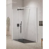 Kabiny prysznicowe - New Trendy EXK-2291 KABINA NEW MODUS WHITE WALK-IN U 120x90x200 CZYSTE 8mm ACTIVE SHIELD - miniaturka - grafika 1