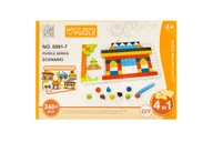 Układanki dla dzieci - Puzzle układanka dzieci 248 elementów 4w1 BUDOWLE - miniaturka - grafika 1