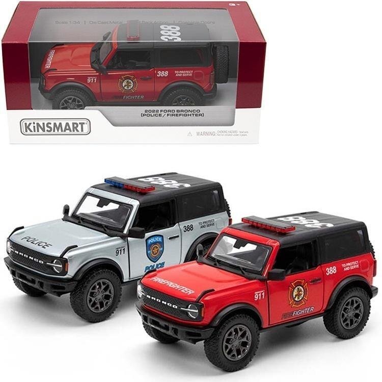 Kinsmart Ford Bronco straż/policja 2022 Mix EDUKAMP 5901353528461