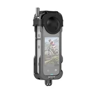 Kamery cyfrowe - akcesoria - Metalowa obudowa ochronna z osłoną obiektywu PULUZ do Insta 360 X4 - miniaturka - grafika 1
