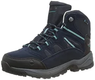 Buty trekkingowe damskie - Hi-Tec Bandera Lite Mid Wodoodporne damskie buty trekkingowe - AW22, Sky Captain Mint Navigate, 40 EU - miniaturka - grafika 1