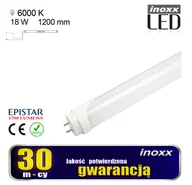 Świetlówki - Świetlówka led 120cm 18w 6000k t8 g13 jednostronna zimna - miniaturka - grafika 1