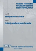 Technika - Zabezpieczenia i izolacje. cz.C. Zeszyt 4. Izolacje wodochronne tarasów. - miniaturka - grafika 1