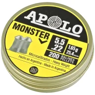 Amunicja do wiatrówek - Apolo Monster 5.51 mm, 200 szt. 1.65g/25.4gr (19931-1) - miniaturka - grafika 1