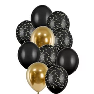 Halloween - Balony na HALLOWEEN nietoperz 10 sztuk - miniaturka - grafika 1