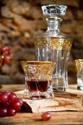 Karafki - Panama-PZK-Luksusowa karafka kryształowa + 6 szklanek do whisky - miniaturka - grafika 1