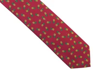 Krawaty i muchy męskie - Ciemnoczerwony/bordowy krawat w ananasy D272 - miniaturka - grafika 1
