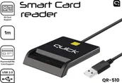Akcesoria do kas i terminali - Quick QR-510 Smart ID Card reader USB - miniaturka - grafika 1