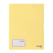 Teczki i skoroszyty - Album ofertowy Strigo A4 40 koszulek żółty - miniaturka - grafika 1