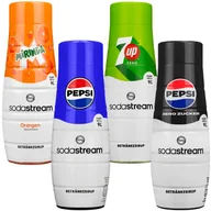 Syropy i koncentraty owocowe - 4 Syropy Sodastream Pepsi Mirinda 7Up Koncetrat Do Saturatora Do 36L Napoju - miniaturka - grafika 1