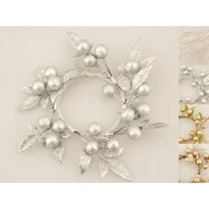 Ozdoby bożonarodzeniowe - Stroik brokatowy 13 cm mix - miniaturka - grafika 1