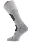 Skarpetki męskie - Classic BLACK PEAK Wełna Merino Wytrzymałe, trekkingowe i na co dzień, wersja grubsza - Light Grey 39-42 - miniaturka - grafika 1