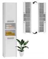 Szafki łazienkowe - SZAFKA ŁAZIENKOWA SŁUPEK REGAŁ ŁAZIENKOWY 6 PÓŁEK 40CM - miniaturka - grafika 1