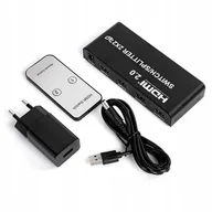 Kable - Matrix HDMI 2/2 Spacetronik SPH-M221 4K Adapter Konwerter Switch Spliter - miniaturka - grafika 1