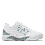 Półbuty męskie - Sneakersy EA7 Emporio Armani X8X079 XK203 T536 White+Abyss - miniaturka - grafika 1
