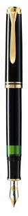 Pelikan fountain Pen Souverän M400  czarne i czerwone-M 994780 - Pióra kulkowe - miniaturka - grafika 1