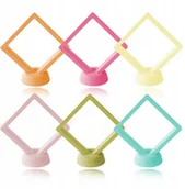 Ramki na zdjęcia - Ramka Zestaw 6 Gablot na Przedmioty Kolekcjonerskie Monety Medale - miniaturka - grafika 1