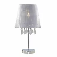 Lampy stojące - Lampa stołowa Mona LP-5005/1TS srebrna Light Prestige - miniaturka - grafika 1
