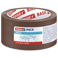 Taśmy klejące - Taśma pakowa STANDARD brązowa 66 m x 48 mm tesa - miniaturka - grafika 1