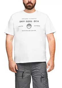 s.Oliver T-shirt męski, 0100, XXL - Koszulki męskie - miniaturka - grafika 1