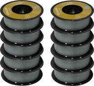 Filamenty i akcesoria do drukarek 3D - filament do drukarek 3D, średnica 1,75 mm, dostępny w opakowaniach 5 kg i 10 kg, 10 kg szarego PLA - miniaturka - grafika 1