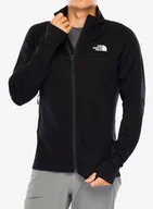 Bluzy sportowe męskie - Bluza polarowa The North Face Bolt Polartec Jacket - tnf black - miniaturka - grafika 1