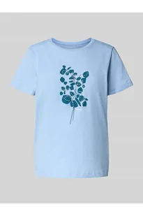 T-shirt o kroju regular fit z czystej bawełny - Tom Tailor - Koszulki i topy damskie - miniaturka - grafika 1