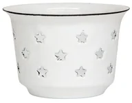 Świeczniki - Świecznik Lampion Metalowy Emaliowany Biały IB LAURSEN - miniaturka - grafika 1