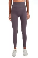 Legginsy - DeFacto Legginsy z wysokim stanem dla kobiet – sportowe legginsy dla kobiet (fioletowe, L), liliowy, L - miniaturka - grafika 1