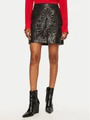 Spódnice - Vero Moda Spódnica z imitacji skóry Rocky 10330112 Czarny Slim Fit - miniaturka - grafika 1