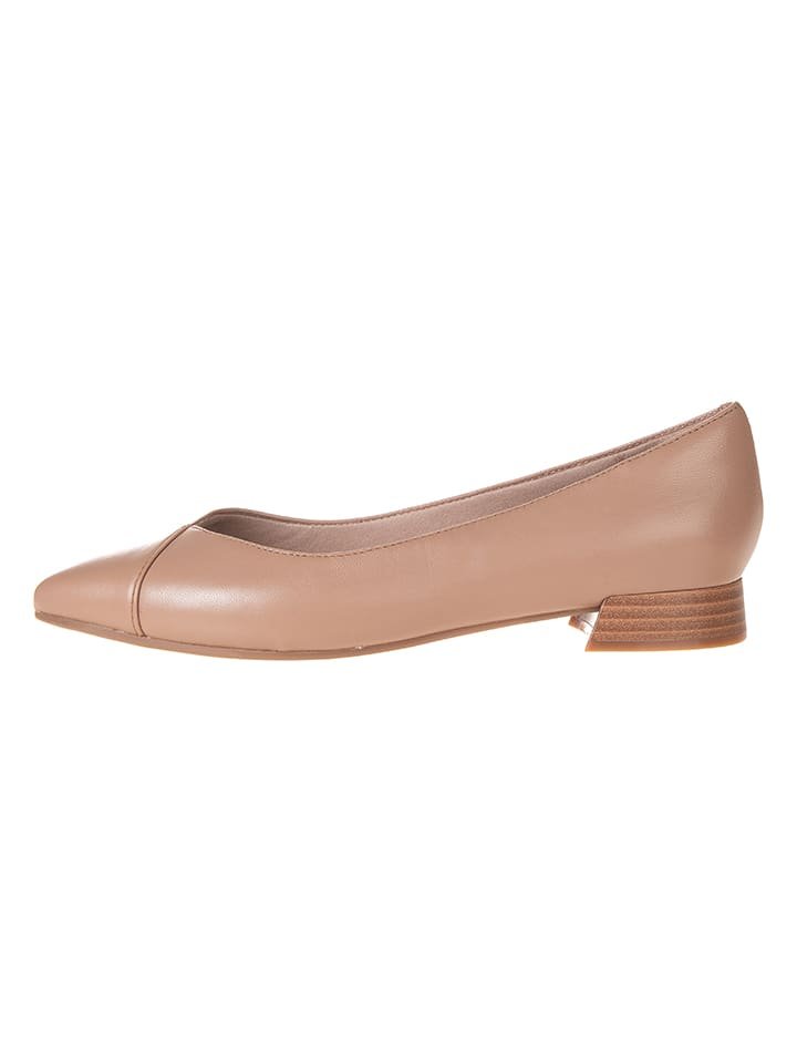 Clarks Skórzane baleriny 