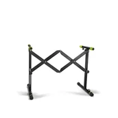 Akcesoria do instrumentów klawiszowych - Gravity KS AKS 01 B składany stojak na keyboard z mechanizmem nożycowym, obciążenie do 50 kg, czarny - miniaturka - grafika 1