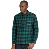 Koszule męskie - Lee Workwear Overshirt Relaxed Fit Męska Koszula Materiałowa Agate Green L68Dcsnb-M - miniaturka - grafika 1