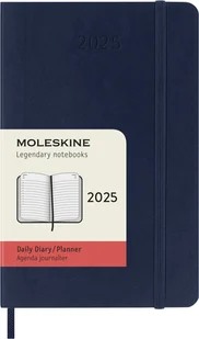 MOLESKINE kalendarz 2025 GRANATOWY POCKET SOFT DZIENNY (9x14) - Kalendarze - miniaturka - grafika 1
