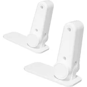 Zawiasy, okucia i inne akcesoria - Blokada klamki do drzwi, 2 sztuki, zabezpieczenie przed dziećmi, samoprzylepna blokada zabezpieczająca przed otwarciem (biała) - miniaturka - grafika 1
