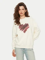 Bluzy damskie - KARL LAGERFELD Bluza A1W20045 Écru Regular Fit - miniaturka - grafika 1