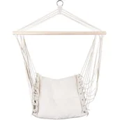 Fotele ogrodowe wiszące - ROYOKAMP Hamak ROYOKAMP 100 x 50 cm Biały - miniaturka - grafika 1