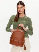Plecaki - Liu Jo Plecak M Backpack AXX025 E0086 Brązowy - miniaturka - grafika 1
