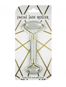 Pozostałe urządzenia kosmetyczne - Roller Masażer Jadeitowy Do Twarzy Z Jadeitu Biały - miniaturka - grafika 1