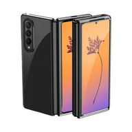 Etui i futerały do telefonów - Hurtel Plating Case etui Samsung Galaxy Z Fold 4 pokrowiec z metaliczną ramką czarne - miniaturka - grafika 1