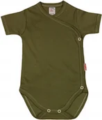 Body dla niemowląt - Body KOPERTOWE K/R 100% Bawełna KHAKI Oliwka r 74 KLEKLE - miniaturka - grafika 1