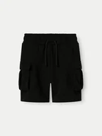Spodenki damskie - NAME IT Szorty sportowe Mollie 13240449 Czarny Regular Fit - miniaturka - grafika 1