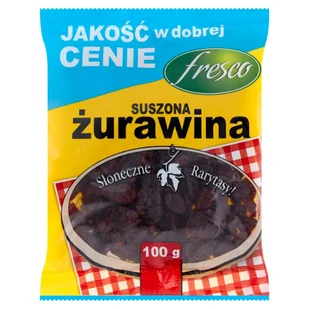 Żurawina Fresco 100g 27271 - Szybkie dania obiadowe - miniaturka - grafika 1