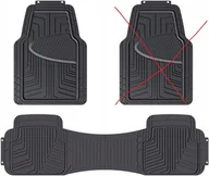 Dywaniki samochodowe - Amazon Basics Gumowe dywaniki podłogowe 3A3 - miniaturka - grafika 1