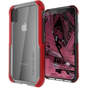 Ghostek Etui Ghostek Cloak4 iPhone XS/X 5.8 Red GHO095RED - Etui i futerały do telefonów - miniaturka - grafika 6