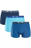 Majtki damskie - 3-pack bokserki męskie 4224-1003 Retro, Kolor niebiesko-granatowy, Rozmiar M, Mustang - Primodo.com - miniaturka - grafika 1