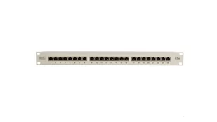 Digitus Patch panel 19" 24-portowy STP kat. 5E (DN-91524S/A-DN-91524S) - Panele krosownicze - miniaturka - grafika 1