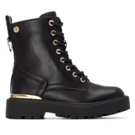 Botki damskie - XTI KIDS 151342 Botki dziewczęce czarne, 35 EU, Czarny (Black), 35 EU - miniaturka - grafika 1