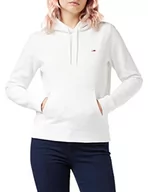 Bluzy damskie - Tommy Jeans TJW Regular damska bluza z kapturem, biały, M - miniaturka - grafika 1