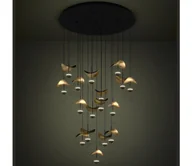 Lampy sufitowe - Eglo 390341 - LED Żyrandol ściemnialny na lince DRACERA 17xLED/2,3W/230V śr. 78 cm - miniaturka - grafika 1